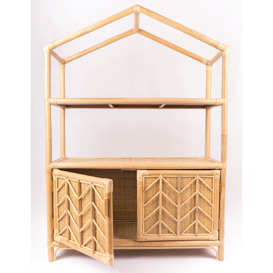 Stef's Cosy Home Display and Storage House Shelf | Shop Rattan Furniture and Toys Online | Kathy's Cove