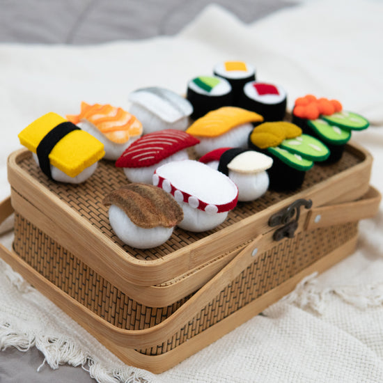 Nigiri and Maki Variety Sushi Felt Toys Set