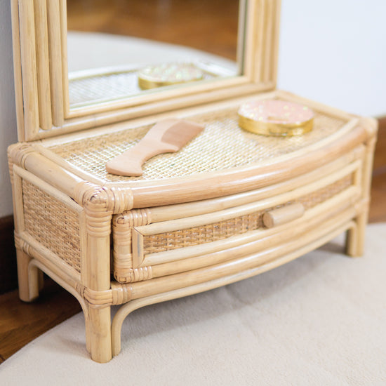 Belle's Rainbow Vanity Dresser | Buy Rattan Online | Kathy's Cove