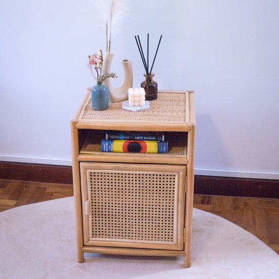 Benjamin's Bed Side Table | Shop Rattan Furniture Online | Kathy's Cove