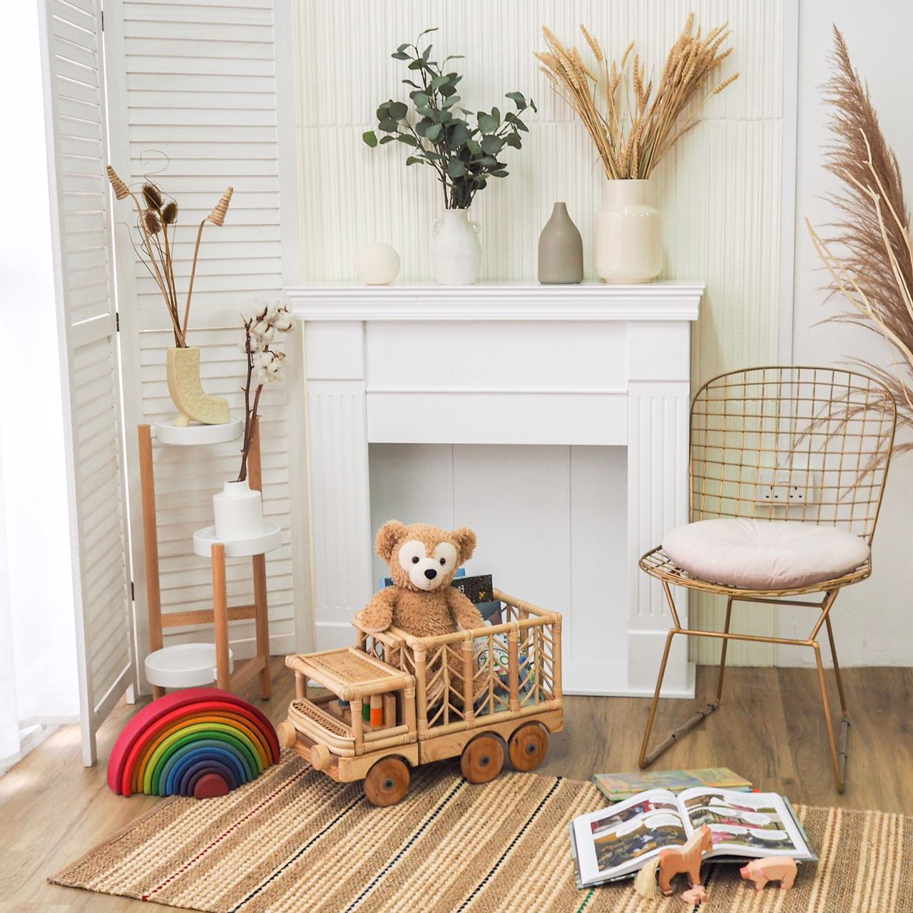 Howard's Moving Books & Toys Storage Truck | Shop Rattan Toys & Furniture Online | Kathy's Cove