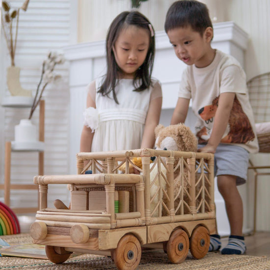 Howard's Moving Books & Toys Storage Truck | Shop Rattan Toys & Furniture Online | Kathy's Cove