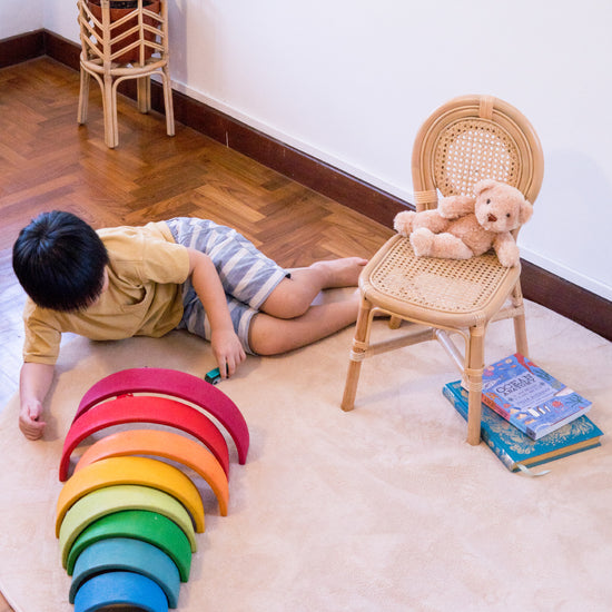 Load image into Gallery viewer, Jude&amp;#39;s Junior Play and Learn Chair | Shop Rattan Furniture Online | Kathy&amp;#39;s Cove
