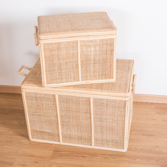 Load image into Gallery viewer, Spencer&amp;#39;s Toys &amp;amp; Storage Rattan Trunk (Small) | Buy Rattan Furniture and Rattan Toys Online | Kathy&amp;#39;s Cove
