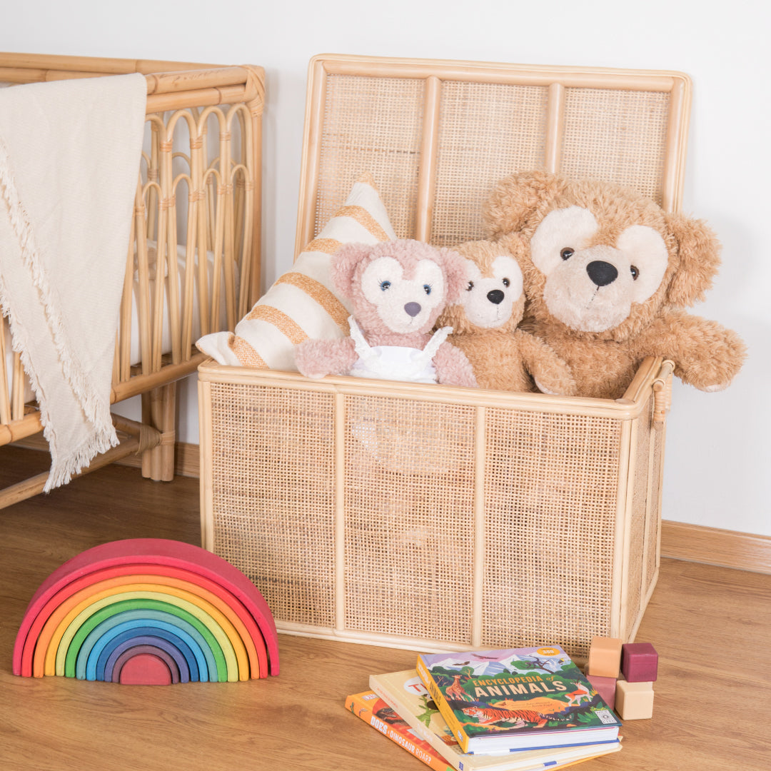 Spencer's Toys & Storage Rattan Trunk (Small & Large Bundle) | Buy Rattan Furniture and Rattan Toys Online | Kathy's Cove