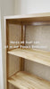 Penn’s Open Shelf Wood Bookcase | Kathy's Cove | Shop Rattan Furniture Online